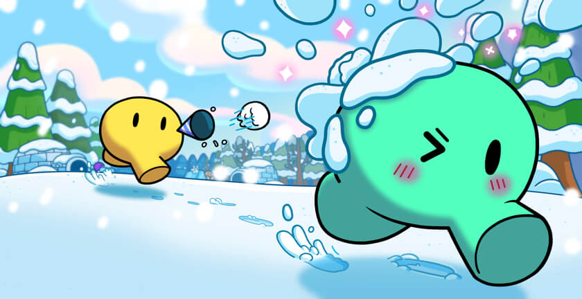 This is my casual snowball brawler Snowbrawl. : r/IndieGaming