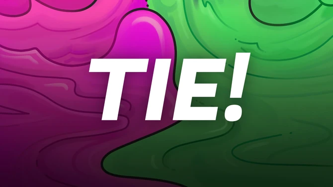 Magenta and Green had the same number of tiles.