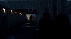 Vlcsnap-2025-10-21-14h47m09s133.png (608 KB) After the gate is closed, reinforcements arrive via the fenced-in walkway. Note the large shed on the left (D). The sisters go to the right onto the cemetery (C)