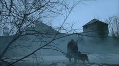 Vlcsnap-2025-10-21-14h14m43s417.png (979 KB) The first view of Fort Bailey in the movie shows the northern side. Note the Main House between the tall watch tower (N) on the left and the bastion on the right. Seen from (1).