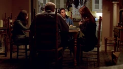 Vlcsnap-2025-09-25-20h19m57s496.png (1.77 MB) Dining area during dinner. Note the side table behind Brigitte and the cupboard behind Ginger.