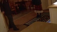 Vlcsnap-2025-09-25-21h17m36s664.png (1.15 MB) Floor between the kitchen and dining room. Note the angled door to the pantry (left) and the door the basement (right)