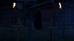 Vlcsnap-2025-10-21-14h51m53s976.png (727 KB) They then walk back over the cemetery (C). Note the building with the sod roof (H).