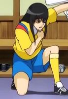 Katsura imitating to be Captain Tsubasa