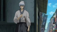 Gintoki hair tied