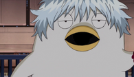 Gintoki disguised as a Renho during the events of the Renho Arc