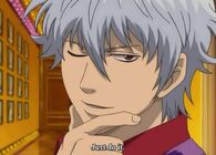 Gintoki as a host during Host Club Arc