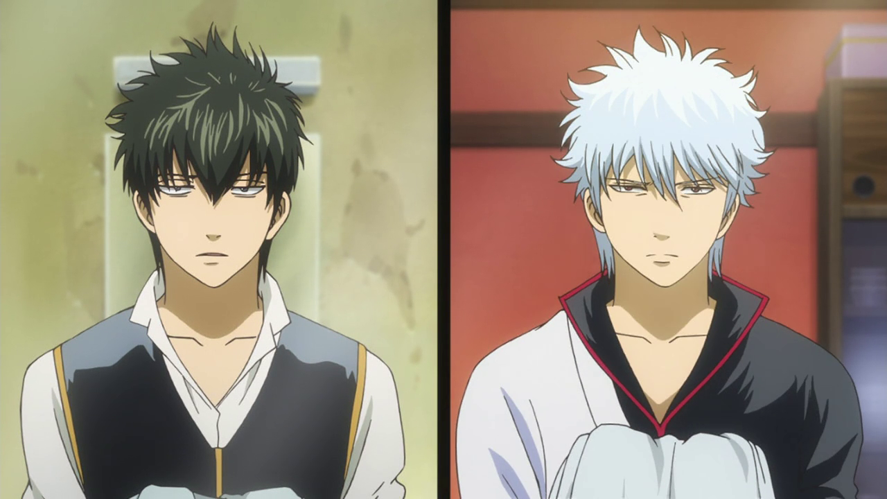 gintama hijikata and gintoki