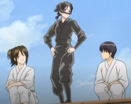 Hanako dressed as a ninja