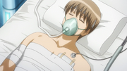 Sougo is injured after battle by Kamui in Episode 302