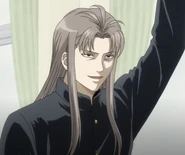 Utsuro in a school uniform