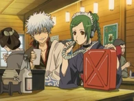 Gintoki and Tama at the Bar Episode 112