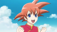 Kagura's hair styled like a character from Dragon ball in Episode 270
