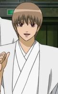 Sougo in seppuku outfit in Episode 252