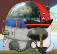 Elizabeth as a parody of Kikader in Episode 150