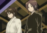 Otae and Hanako after defeating the cult