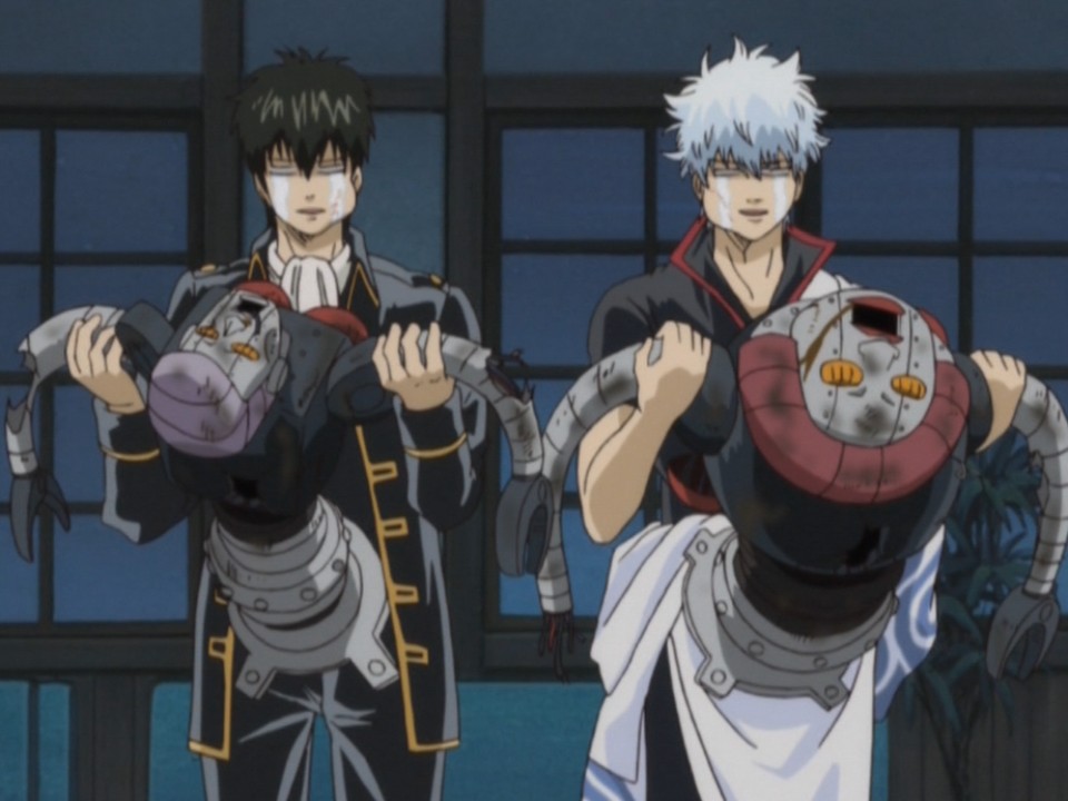 gintama hijikata and gintoki