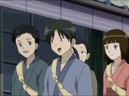 Teruhiko with his friends (Episode 211)