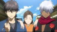 Young Jirochou with Tatsugorou and Otose