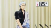 Gintoki in the new season of Gintama. Also parodying Ryutaro Nonomura, a Japanese politician in Episode 266