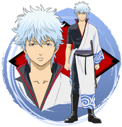 Apariencia completa de Gintoki en el Anime