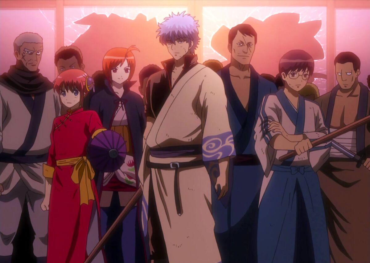 In this scene of episode 263, Gintoki has the design of the initial  episodes of the anime : r/Gintama