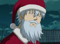 Gintoki as Santa Claus in Episode 200