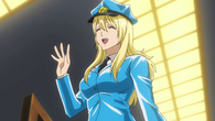 Female Kondou wearing his police uniform in Episode 277