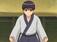 Shinpachi during a school kid