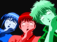 Yorozuya's shocked expressions in Episode 9