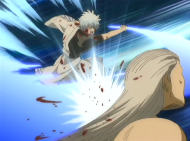 In this scene of episode 263, Gintoki has the design of the initial  episodes of the anime : r/Gintama