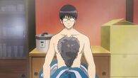 Shinpachi has chest hair in Episode 270