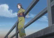 Hanako about to jump of a bridge