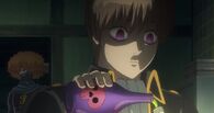 Sougo adding poison to Hijikata's Mayonnaise in Episode 295