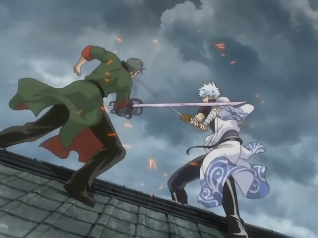 In this scene of episode 263, Gintoki has the design of the initial  episodes of the anime : r/Gintama