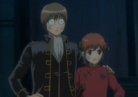 Elizabeth and Katsura in Sougo and Kagura's bodies in Episode 289