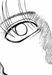 Utsuro's empty eyes.
