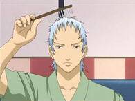 Gintoki losing his hair in Episode 171