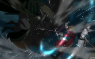 Kagura protecting Imai from Utsuro in Episode 314