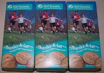 girl scout cookies thanks a lot