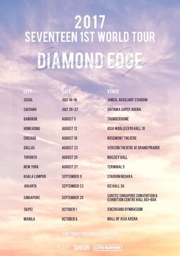 Seventeen 1st World Tour 'DIAMOND EDGE' | Seventeen Wiki | Fandom