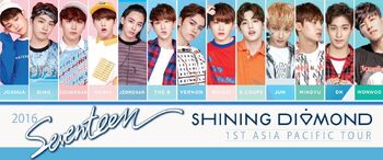 Seventeen 1st Asia Tour 'SHINING DIAMONDS' | Seventeen+BreezeWiki