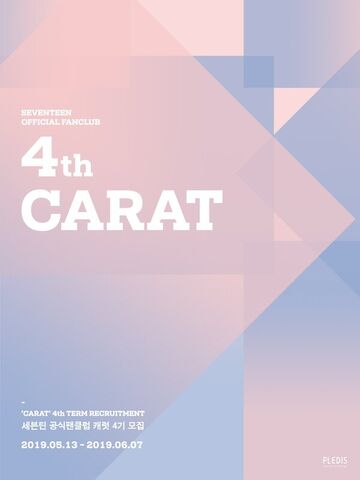 SEVENTEEN 公式ファンクラブ 4th CARAT SEVENTEEN 4th Album 'Face the Sun' CARAT Version - SEVENTEEN