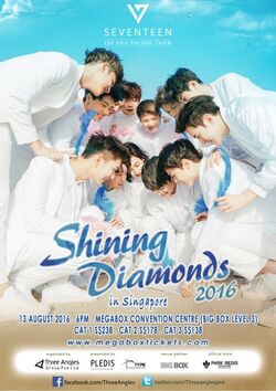 K-POP+アジア SEVENTEEN - SEVENTEEN : SHINING DIAMOND Concert DVD Seventeen Shining Diamond 2 DVD Photobook New Sealed Rare