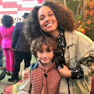 Auggie & Alicia Keys