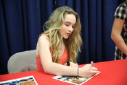 Sabrina Carpenter signs autographs Aug 14 2014