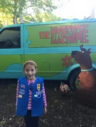 Julianne at the Woodside Nursery in the fall of 2015