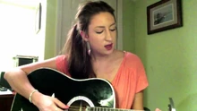 Former Girl Scout  performing a solo