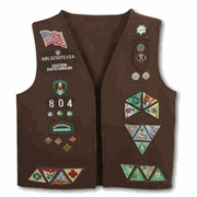 Girl Scout Brownie Vest