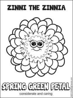 girl scout considerate and caring coloring pages